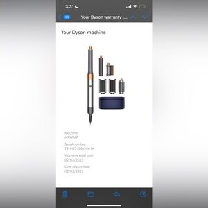 Dyson - Airwrap multi-styler Complete Long - Nickel/Copper